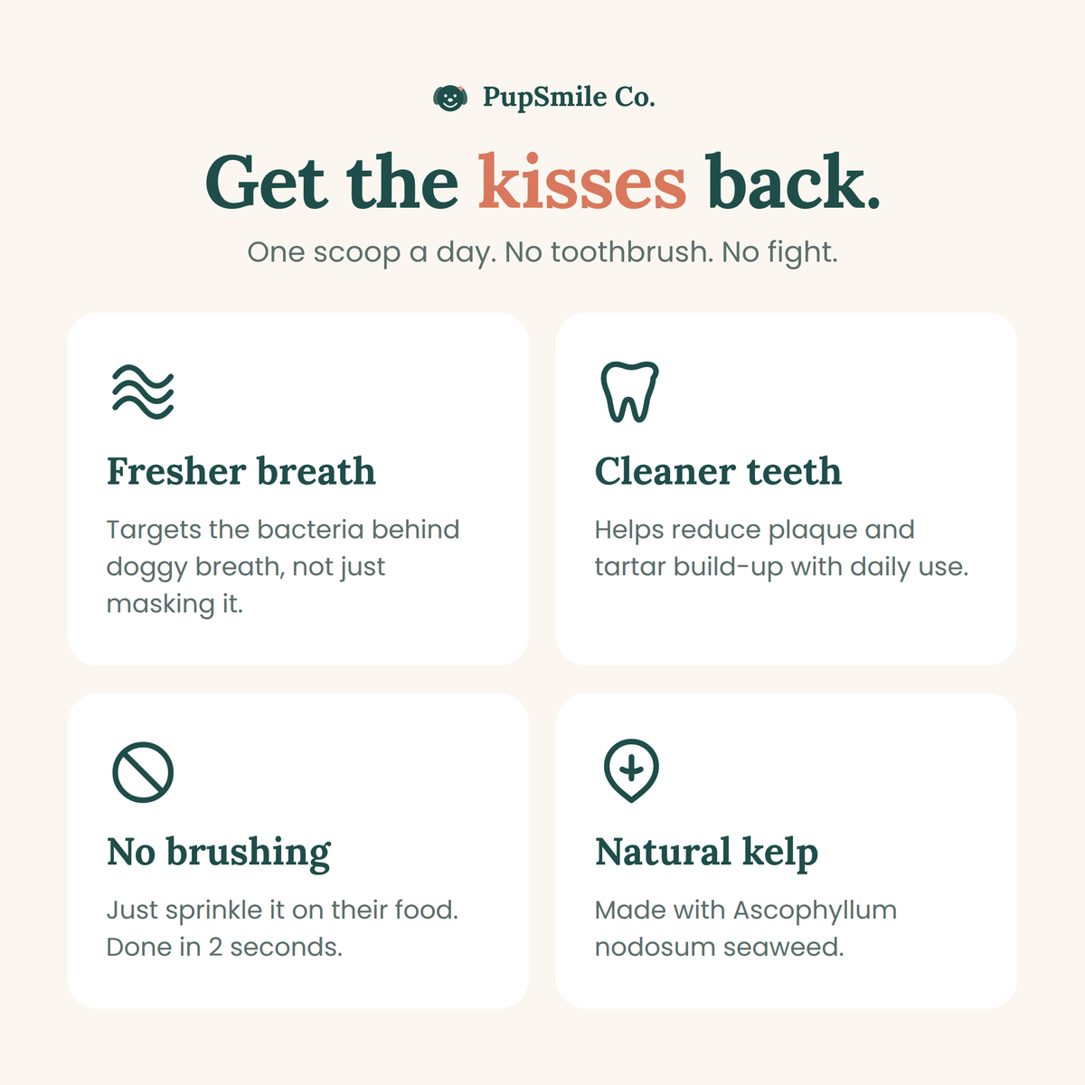 PupSmile™ – The Sprinkle-On Breath Fix for Dogs